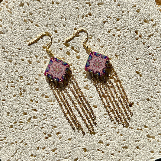 Aria Boho Dangle Earrings