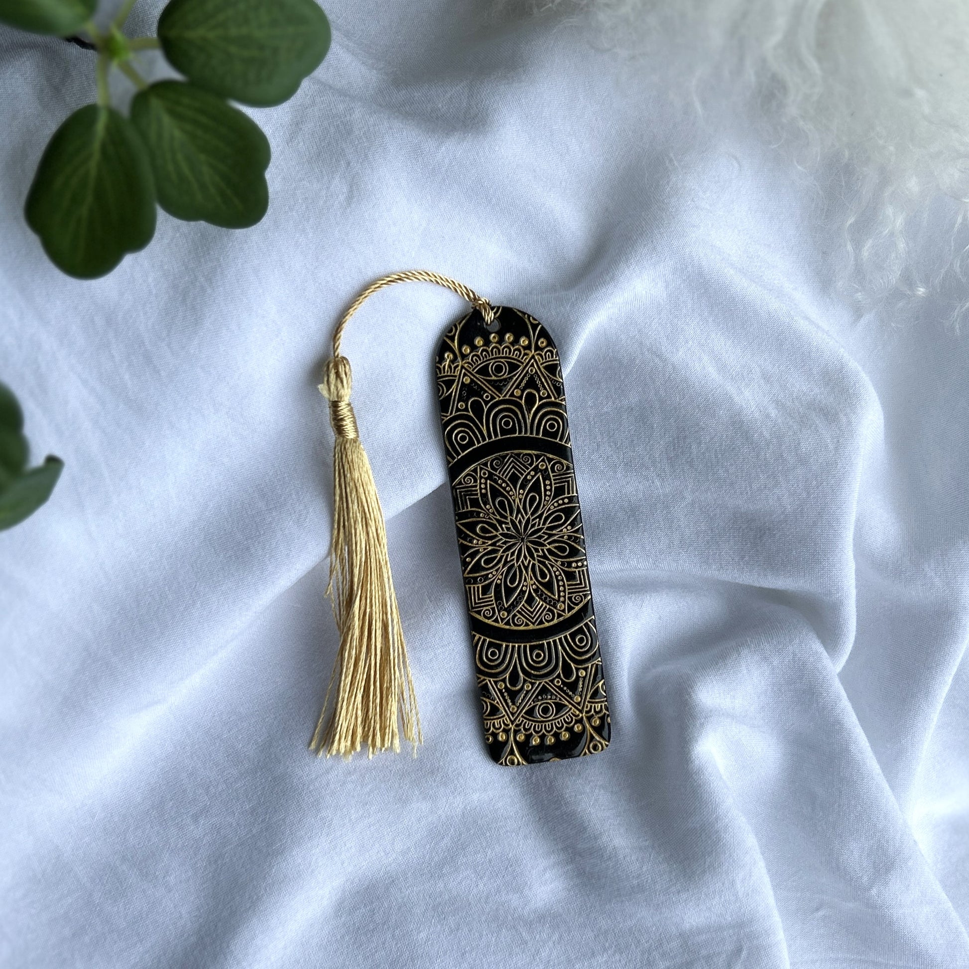 Gold and Black Bookmark Handmade Brisbane Australia