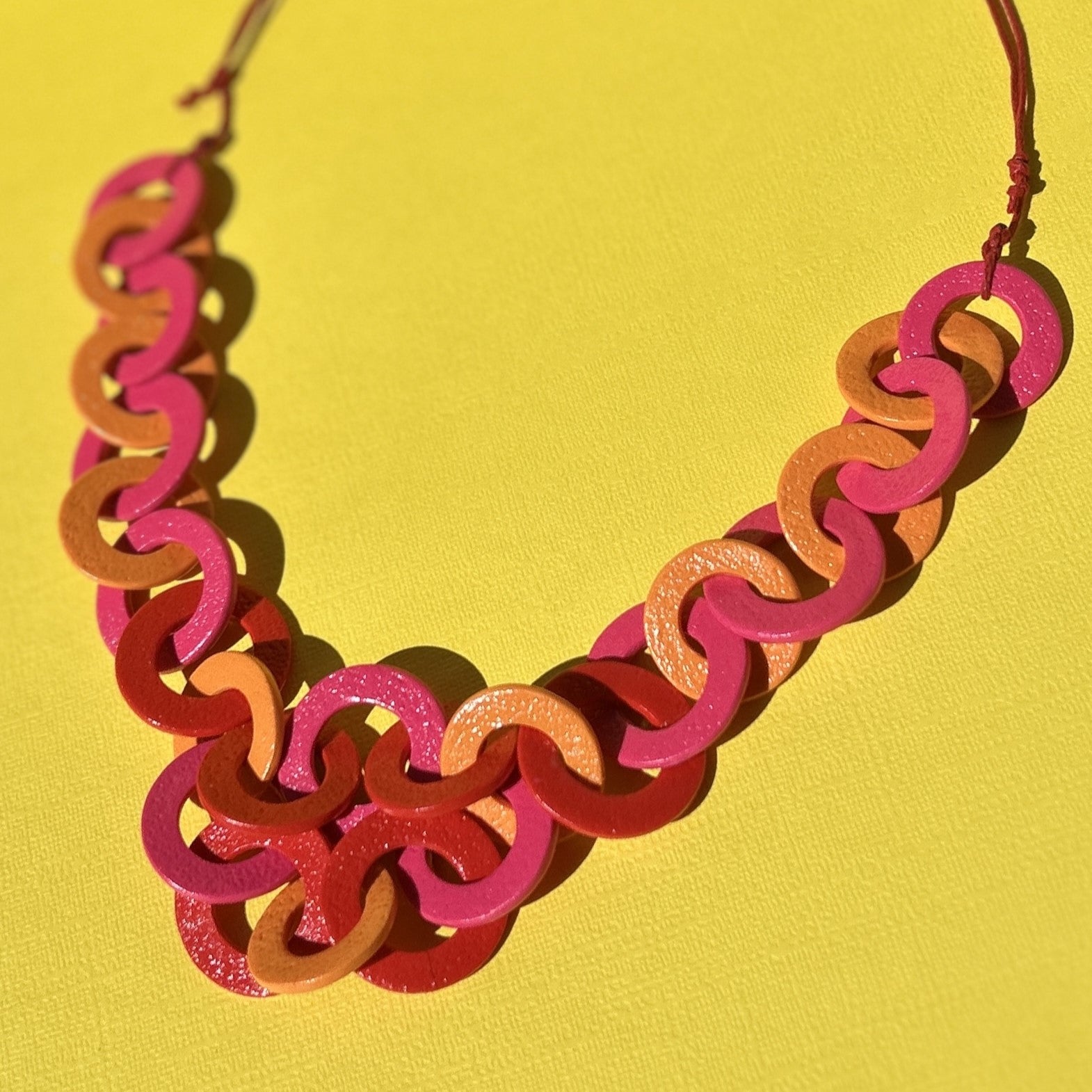 Polymer clay necklace - handmade Brisbane Australia