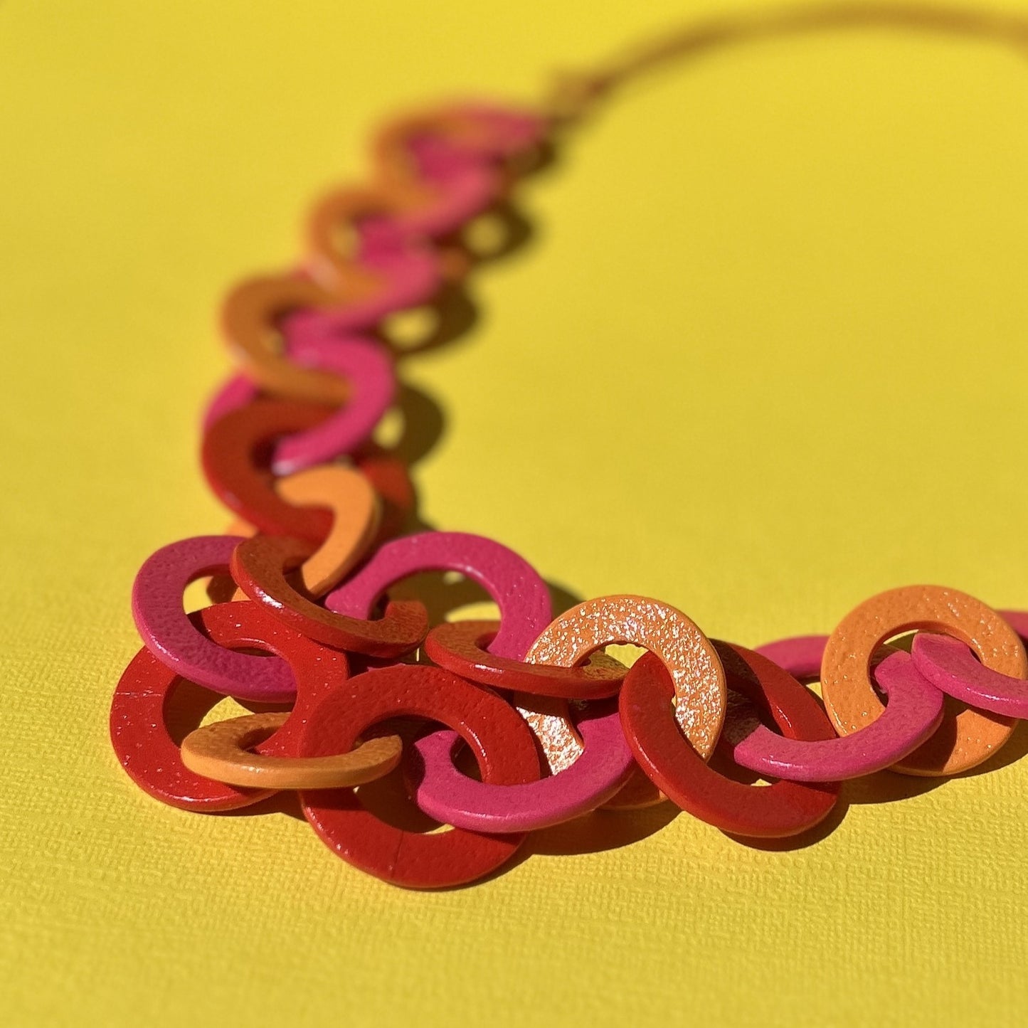 Peachy Infinity Necklace